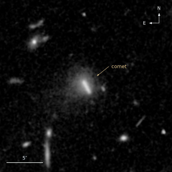 ESA’s Euclid Space Telescope Discovers Its First Comet